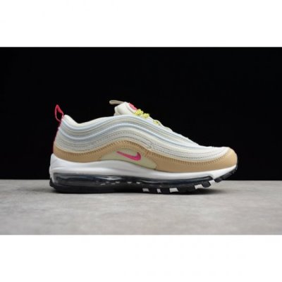 Nike Bayan Air Max 97 Og Beyaz / Açık Kahverengi / Pembe Koşu Ayakkabısı Türkiye - PF7ZF5PN